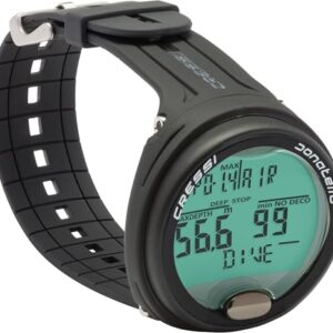Professioneller Unterwasser-Handgelenkcomputer für Eintauchen in Air/Nitrox und Apnoe, Schwarz/Schwarz, Einheitsgröße, Erwachsene Unisex