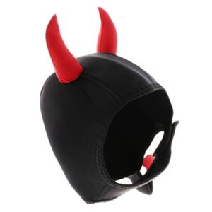 CUTICATE 3mm Tauchhaube aus Neopren mit Teufelsohren für Tauchen, schützt vor Druck und bietet Komfort