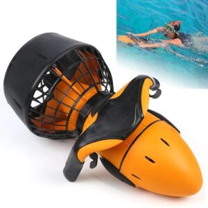 Elektrischer Unterwasser-Roller mit Dual-Speed-Funktion, tragbar und wasserdicht, ideal für Kinder und Erwachsene zum Schwimmen, Schnorcheln und Meeresabenteuer