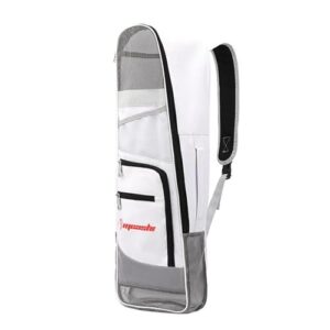 Hellery Rucksack für Schnorchelausrüstung mit Flossen und Taschen für Wassersport, Weiß - ideal für Surfen, Tauchen, Schwimmen und Training