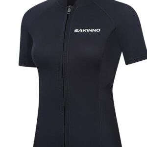 Hochwertiger Neoprenanzug für Damen, 2 mm dick, isoliert moderate Wärme, ideal für Wasseraktivitäten wie Tauchen, Surfen, Schnorcheln und mehr.