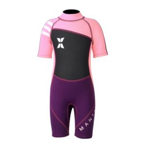 Kinder Neoprenanzug mit UV-Schutz für Mädchen und Jungen zum Schwimmen, Tauchen, Schnorcheln und Surfen