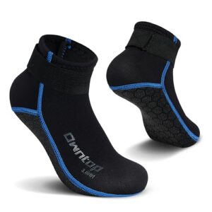 Neopren-Socken für Herren und Damen, 3mm warmhalterische Tauchsocken für Wassersportarten wie Surfen, Schwimmen, Segeln