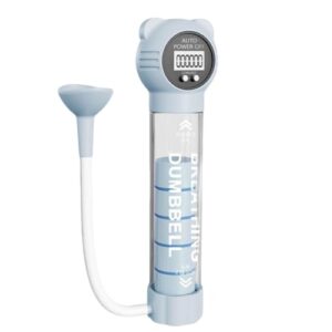 Atemtrainingsgerät für die Lunge, tragbares Multifunktionswerkzeug für Fitness und Gesundheit