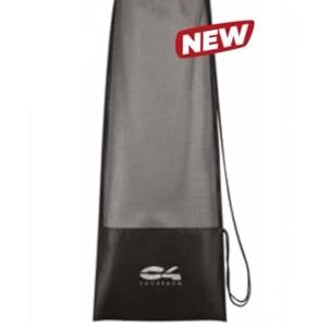 Reißfeste Netztasche für Flossen zum Schnorcheln, Apnoe und Unterwasserzubehör - verstärkter Boden, reißfestes Gewebe