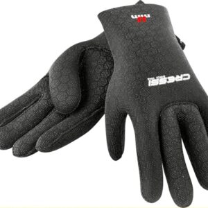 Tauchhandschuhe aus Neopren für Unisex - Hoch dehnende 5 Finger Handschuhe mit weichem, einfach gefüttertem und hochfestem Neopren
