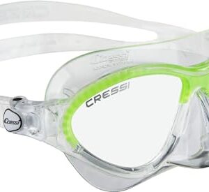 Cressi Moon Kid Taucherbrille für Kinder, Silikon Anti-Allergisch Kratzfest, verstellbare Taucherbrille für Kinder zum Schwimmen und Schnorcheln