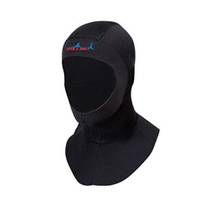 Antcher Neoprenhaube, 3 mm Tauchhaube, Schnorchel für Damen und Herren, Kopfhaube zum Schutz vor Meerwasser und Sonne