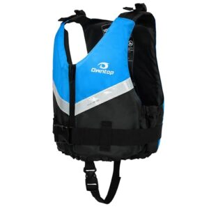 Erwachsene Schwimmhilfe mit verstellbarem Schrittgurt und hoher Sichtbarkeit für Kajakfahren, Angeln und Segeln