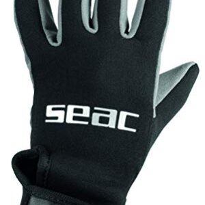 Tauchhandschuhe aus Neopren mit Nylon-Bespannung für Tauchgänge und Freitauchen, Klettverschluss am Handgelenk