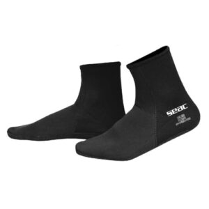 SEAC Prime-Tauchsocken, 2 mm Neopren, nylongefütterte Tauchsocken, hochwertiges Material, hoher Tragekomfort, atmungsaktiv, Taucher aller Niveaus, sicher und bequem