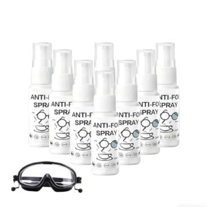 Antibeschlagspray für Schwimmbrille, 8 Stück Antibeschläge für Brillen, Anti-Fog-Spray 20ml