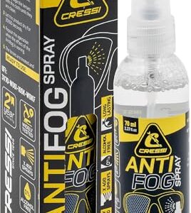 Cressi Anti-Fog Spray 70 ml, ungeschütztes Produktfoto von einer Flasche mit klarem Inhaltsstoff