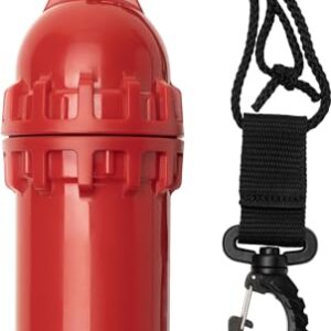 Wasserdichter Behälter zum Schutz von Tauchutensilien - Cressi Dry Box 177mm Red, Kunststoffgehäuse mit wasserdichtem Verschluss, Rot
