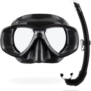Schnorchelset mit silikon-Schnorchelmaske und Taucherbrille für unterwasser-Untersuchungen