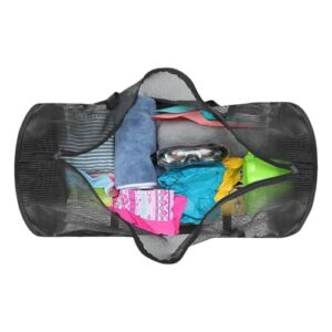 Große faltebare Mesh-Duffle Tasche für Wasser-Sportler, Schwimmer und Schnorchler mit viel Platz für Ausrüstung und leicht zu transportieren
