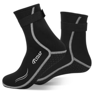 Rtdep Neoprensocken, 3MM Neopren socken für Erwachsene Damen Herren, Thermal Neoprenschuhe Wassersocken, Schwimmen Socken für Schwimmen, Schnorcheln, Segeln, Surfen