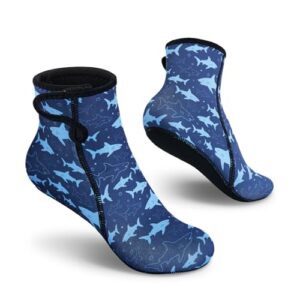 Neoprensocken für Kinder, 3 mm dick, warm halten, ideal für Wassersportarten wie Schwimmen, Schnorcheln und Strandbesuche.