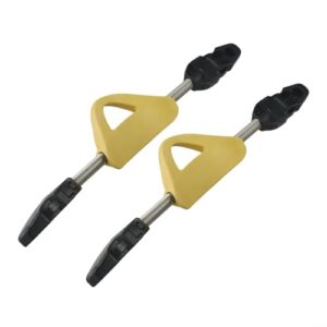 Schwimmflossenriemen aus Edelstahl mit rutschfesten Federn, ideal für Taucher von allen Leveln, 2 Stück, Größe XS, gelbe Farbe