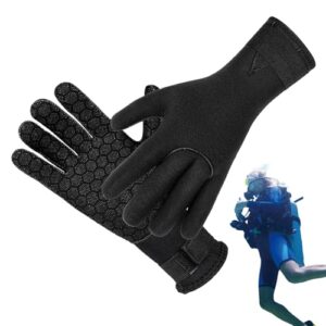 Ergonomische Tauchhandschuhe für den Wassersport. Rutschfeste Handschuhe mit verstellbaren Klettverschluss am Handgelenk. Ideal für Paddeln, Kajakfahren, Speerfischen, Schwimmen, Segeln und Bootfahren.