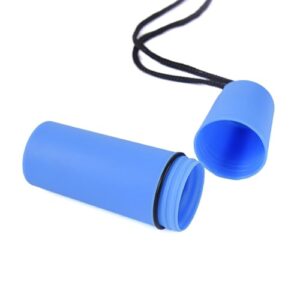 Wasserdichter Behälter für Flaschen und Zubehör mit Umhängeband, ideal für Schwimmen, Tauchen, Kajak, Boot, Kanu und Schwimmzubehör aufbewahren