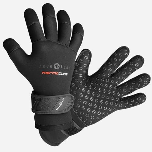 Tauchhandschuhe aus Neopren, 5 mm dick, für Wintersport und Wassersportarten geeignet, Teil der Aqualung Collection 2020