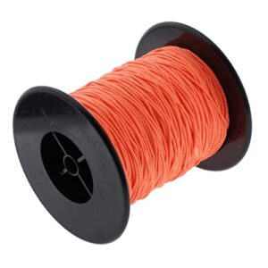 Tauchreelin mit Länge von 83 Metern für Dive Marker, ideal zum Anbringen eines Markers unter Wasser, orange sichtbar und widerstandsfähig gegen Salzwasser.