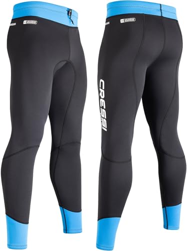 Hose aus Neopren 2mm, zum Schwimmen, Schnorcheln und Wasseraktivitäten, Schwarz/Blau, S/2, Herren