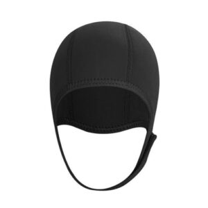 Neopren Tauchhaube für Wassersportler, DINGKNER Scuba Diving Hood Cap mit Kinnriemen, Thermo-Tauchhaube für Damen und Herren