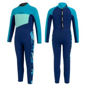 Kinder Neoprenanzug 2.5mm Ganzkörper Tauchanzug für Jungen und Mädchen, ideal für Schwimmen, Surfen und Strandbesuche, Wärmeisolierung und Auftrieb