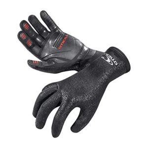 Guanti Epic 2mm Nero von O'Neill für Surfer und Water-Sportler, mit Doppelreifenkonstruktion und doppeltem Rivestimento