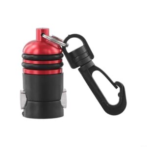 Magnetischer Reglerschlauchhalter für Tauchausrüstung, Unterwassersport, Oktopus-Clip mit ABS-Kunststoff-Befestigung für Tauchen (rot)