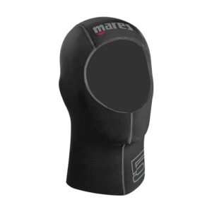 Mares Fit Hood Tauchkappe 5 mm aus Ultrastretch für Erwachsene, unisex, schwarz, Größe XL. Bequeme und zuverlässige Tauchkappe für Wasseraktivitäten.