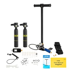 Doppelt besetzte Tauchflasche mit 20MPa Druck, ideal für Unterwasserabenteuer bis zu 5-10 Minuten