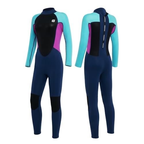 Neoprenanzug für Kinder, 2mm Neopren Anzug mit UV-Schutz UPF 50+, Anti-Kratz Schutz und Wärmespeicherung, ideal zum Schwimmen, Schnorcheln, Surfen und Strandbesuch