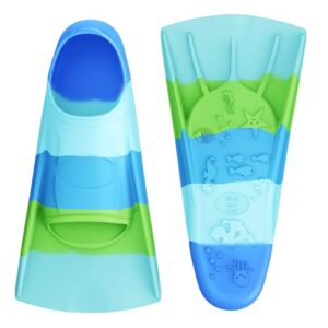 Schwimmflossen für Kinder aus 100% Silikon, ideal für Schnorcheln, Tauchen und Training im Pool oder am Strand