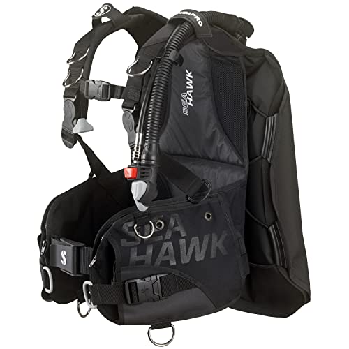 SCUBAPRO Seahawk 2 BCD mit BPI, Schwarz, für Tauchen und Freizeit