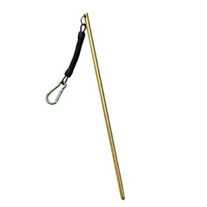 Baoblaze Aluminium Riffstab, Aluminium Tauchstock für Unterwassernavigation, präzise Zeigerfunktion, goldfarben und schwarz
