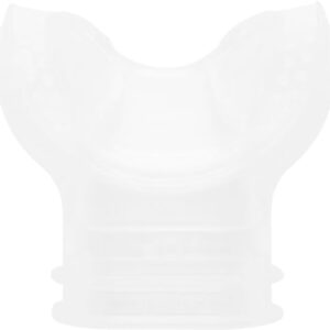 Hochwertiges Silikon-Mundstück für Taucherregulatoren, transparent, unempfindlich und robust, ideal für Atemregler, einheitsgröße, universell geeignet