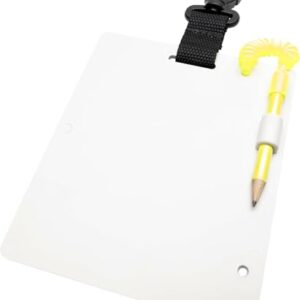 CRESSI Writing Slate für Unterwasser-Kommunikation, Weiß/Schwarz, 150x127mm, Unisex