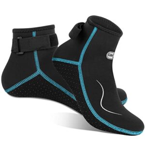 Gimilife Neopren Socken für Tauchen, Schnorcheln, Surfen, Segeln und Kajakfahren - 3MM Neoprensocken Herren Damen