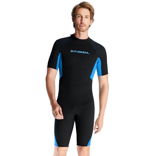Kurze Neoprenanzüge für Herren, Tauchen, Surfen, Schwimmen, Wetsuit, Neoprenanzug, Schwimmanzug