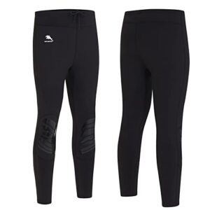 Neopren-Anzugshose für Herren und Damen, 2 mm dick, Thermohose, hohe Taille, lange Hose, Neoprenhose, Tauchhose