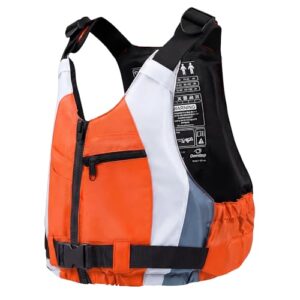 Owntop Schwimmhilfe für Erwachsene, verstellbare 50N Auftriebsweste mit Taschen und abnehmbarem Schrittgurt