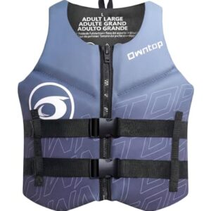 Leichte Neopren-Schwimmhilfe für Erwachsene, faltbar und mit Doppelschnallen, ideal für SUP, Kajak, Paddeln und Angeln