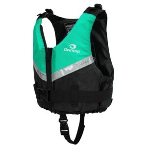 Owntop Erwachsene Schwimmweste, Leichte Unisex Schwimmhilfe mit verstellbarem Schrittgurt für Kajakfahren, Angeln und Segeln