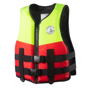 Aufblasbare Schwimmhilfe für Erwachsene - Rettungsweste mit Gurten und Auftrieb, ideal für Schwimmen, Schnorcheln oder Bootfahren