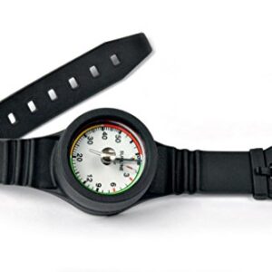 Sunline Tiefenmesser Depth Gauge PD70, kompakter und zuverlässiger Messgerät für Taucher mit nachleuchtender Skala und Schleppzeiger, ideal für die Messung von Tiefe und Wasserdruck.