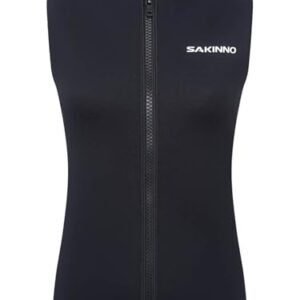 Damen Neoprenanzug Top 3mm mit Reißverschluss, ideal für Tauchen, Schwimmen, Surfen und Schnorcheln