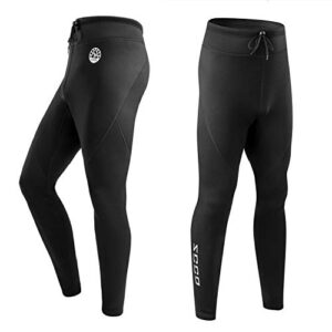 Neoprenhose für Herren und Damen zum Surfen, Kajakfahren, Schwimmen und Tauchen - 1,5 mm / 3 mm Lange Tauchhose mit hoher Wärmeisolierung und UPF 50+ Sonnenschutz